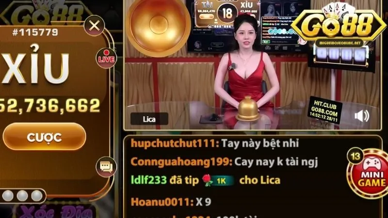 Đôi nét về tài xỉu live tại Go88