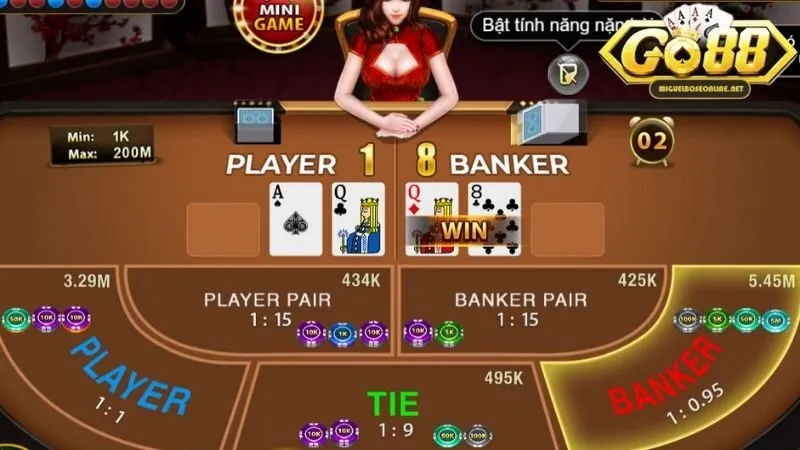 Bí quyết chơi Baccarat Go88 hiệu quả